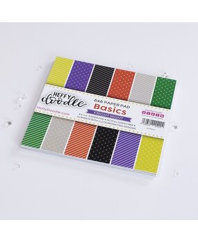 Heffy Doodle Fright Night 6x6 Inch Patterned Paper Pad (HFD-PP006) (OUTLET)