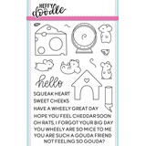 Heffy Doodle Hello Squeakheart Clear Stamps (HFD0033) (OUTLET)