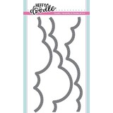 Heffy Doodle Silver Linings Cloud Border Dies (HFD0153) (OUTLET)
