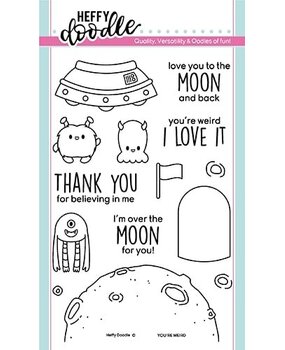 Heffy Doodle You're Weird Clear Stamps (HFD0171) (OUTLET) Heffy Doodle You're Weird Clear Stamps (HFD0171) (OUTLET)