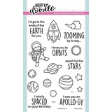 Heffy Doodle Spaced Out Clear Stamps (HFD0176) (OUTLET)