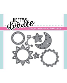 Heffy Doodle Sun, Moon & Stars Dies (HFD0179) (OUTLET) Heffy Doodle Sun, Moon & Stars Dies (HFD0179) (OUTLET)