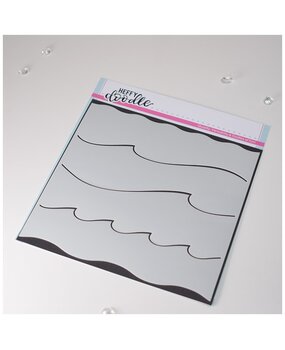 Heffy Doodle Stormy Seas Stencil (HFD0238) (OUTLET) Heffy Doodle Stormy Seas Stencil (HFD0238) (OUTLET)