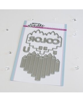 Heffy Doodle Heart Pencil Dies (HFD0335) (OUTLET) Heffy Doodle Heart Pencil Dies (HFD0335) (OUTLET)