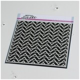 Heffy Doodle Chevron Fun Stencil (HFD0379) (OUTLET)