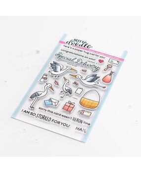 Heffy Doodle Special Delivery Clear Stamps (HFD0476) (OUTLET) Heffy Doodle Special Delivery Clear Stamps (HFD0476) (OUTLET)