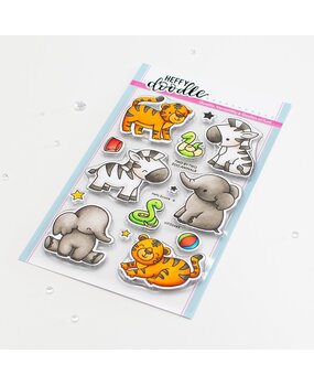 Heffy Doodle Two By Two Zoo Animals Clear Stamps (HFD0483) (OUTLET) Heffy Doodle Two By Two Zoo Animals Clear Stamps (HFD0483) (OUTLET)