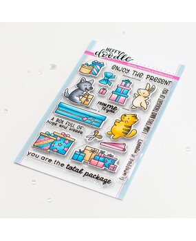 Heffy Doodle Wrapped With Love Clear Stamps (HFD0491) (OUTLET) Heffy Doodle Wrapped With Love Clear Stamps (HFD0491) (OUTLET)