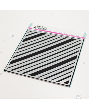 Heffy Doodle Funhouse Diagonal Stripes Stencil (HFD0495) (OUTLET) Heffy Doodle Funhouse Diagonal Stripes Stencil (HFD0495) (OUTLET)