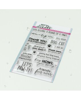Heffy Doodle Furry Friend Sentiment Clear Stamps (HFD0541) (OUTLET) Heffy Doodle Furry Friend Sentiment Clear Stamps (HFD0541) (OUTLET)