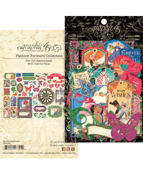 Graphic 45 Fashion Forward Die-cut Assortment (4501975) (OUTLET)