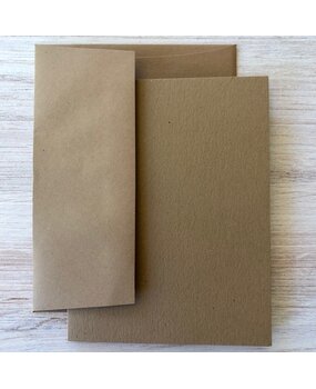 Graphic 45 Cards & Envelopes Kraft 4.25x5.5 Inch (4501990) (OUTLET)