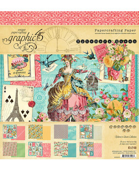 Graphic 45 Ephemera Queen 8x8 Inch Paper Pad (4502103) (OUTLET)