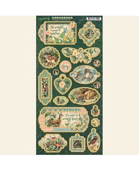 Graphic 45 Woodland Friends Chipboard (4502137) (OUTLET)