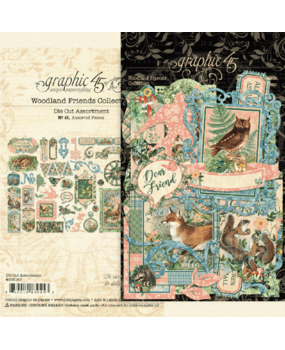 Graphic 45 Woodland Friends Die-cut Assortment (4502140) (OUTLET)