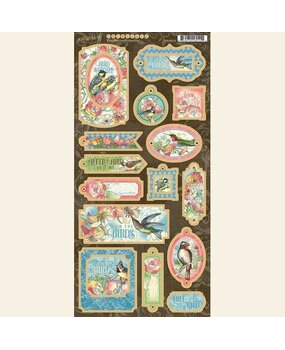 Graphic 45 Bird Watch Chipboard (4502213) (OUTLET) Graphic 45 Bird Watch Chipboard (4502213) (OUTLET)