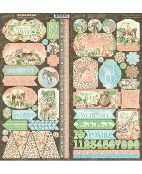 Graphic 45 Wild & Free Stickers (4502408) (OUTLET) Graphic 45 Wild & Free Stickers (4502408) (OUTLET)
