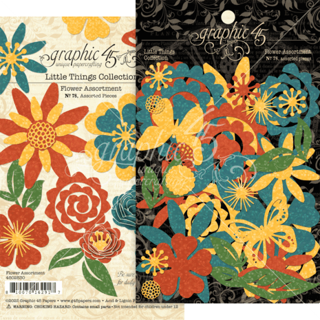 Graphic 45 Little Things Flower Assortment (4502530) (OUTLET) Graphic 45 Little Things Flower Assortment (4502530) (OUTLET)