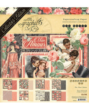 Graphic 45 Mon Amor 8x8 Inch Deluxe Collector's Edition (4502538) (OUTLET) Graphic 45 Mon Amor 8x8 Inch Deluxe Collector's Edition (4502538) (OUTLET)