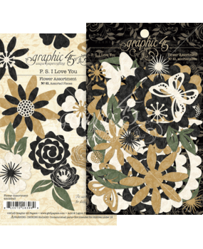 Graphic 45 P.S. I Love You Flower Assortment (4502643) (OUTLET) Graphic 45 P.S. I Love You Flower Assortment (4502643) (OUTLET)