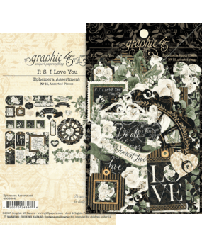 Graphic 45 P.S. I Love You Ephemera Assortment (4502644) (OUTLET) Graphic 45 P.S. I Love You Ephemera Assortment (4502644) (OUTLET)