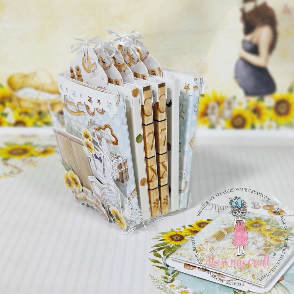 Dress My Craft Mom To Be 6x6 Inch Paper Pad (DMCP5809) (OUTLET)