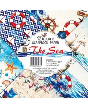 Decorer The Sea 8x8 Inch Paper Pack (DECOR-B35-433) (OUTLET)