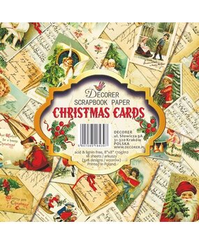 Decorer Christmas Cards 8x8 Inch Paper Pack (DECOR-B41-439) (OUTLET) Decorer Christmas Cards 8x8 Inch Paper Pack (DECOR-B41-439) (OUTLET)