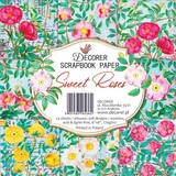 Decorer Sweet Roses 6x6 Inch Paper Pack (DECOR-C33-236) (OUTLET)