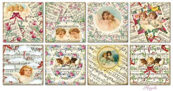 Decorer Angels 6x6 Inch Paper Pack (DECOR-C34-237) (OUTLET)