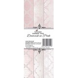 Decorer Damask in Pink 3x8 Inch Paper Pack (Double-sided) (DECOR-D1) (OUTLET)