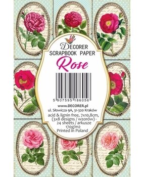Decorer Rose Mini Paper Pack (DECOR-M109) (OUTLET)