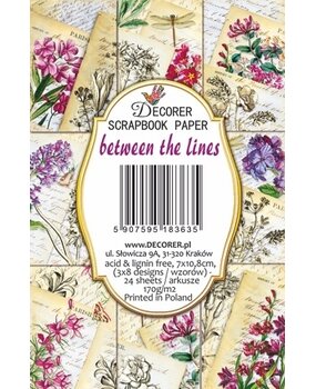 Decorer Between the Lines Mini Paper Pack (DECOR-M131) (OUTLET) Decorer Between the Lines Mini Paper Pack (DECOR-M131) (OUTLET)