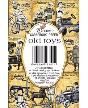 Decorer Old Toys Mini Paper Pack (DECOR-M147) (OUTLET) Decorer Old Toys Mini Paper Pack (DECOR-M147) (OUTLET)
