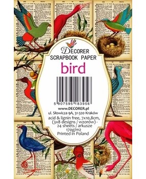Decorer Bird Mini Paper Pack (DECOR-M99) (OUTLET) Decorer Bird Mini Paper Pack (DECOR-M99) (OUTLET)