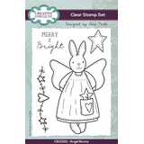Creative Expressions Sam Poole Clear Stamp A6 Angel Bunny (CEC1001) (OUTLET)