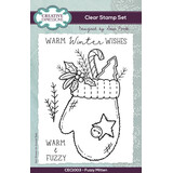 Creative Expressions Sam Poole Clear Stamp A6 Fuzzy Mittens (CEC1003) (OUTLET)