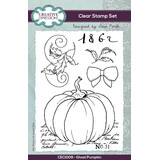 Creative Expressions Sam Poole Clear Stamp A6 Ghost Pumpkin (CEC1009) (OUTLET)