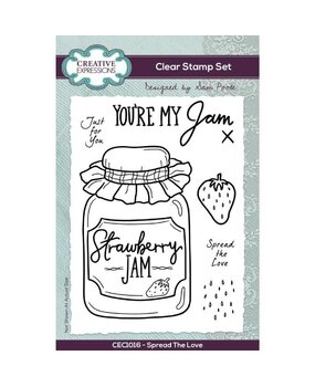 Creative Expressions Sam Poole Clear Stamp A6 Spread The Love (CEC1016) (OUTLET)