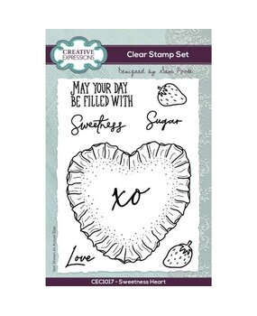 Creative Expressions Sam Poole Clear Stamp A6 Sweetness Heart (CEC1017) (OUTLET)