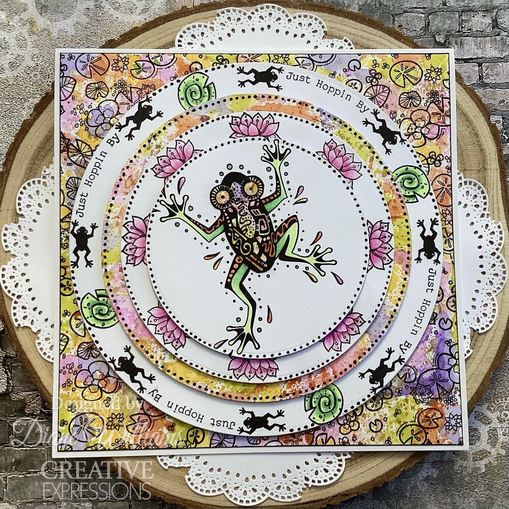 Creative Expressions Designs by Dora A5 Clear Stamp Toadally Awesome (CEC1101) (OUTLET) Creative Expressions Designs by Dora A5 Clear Stamp Toadally Awesome (CEC1101) (OUTLET)