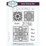 Creative Expressions Jamie Rodgers Clear Stamp A5 Squares Tea Bag Folding (CEC982) (OUTLET)