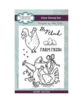 Creative Expressions Sam Poole Clear Stamp A6 Hey Chick (CEC991) (OUTLET)