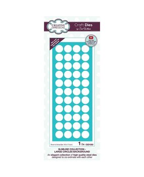 Creative Expressions Sue Wilson Craft Die Slimline Collection Large Circles Background (CED1253) (OUTLET)