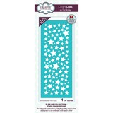 Creative Expressions Sue Wilson Craft Die Slimline Collection Stars Background (CED1254) (OUTLET)