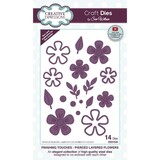 Creative Expressions Sue Wilson Craft Die Finishing Touches Pierced Layered Flowers (CED1545) (OUTLET)