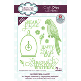 Creative Expressions Sue Wilson Craft Die Necessities Parrot (CED23052) (OUTLET)