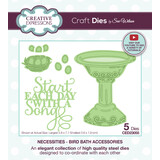 Creative Expressions Sue Wilson Craft Die Necessities Bird Bath Accessories (CED23055) (OUTLET)