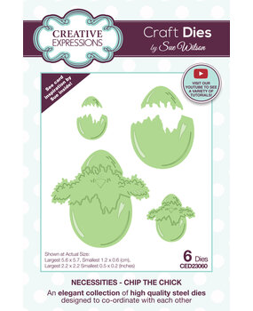 Creative Expressions Sue Wilson Craft Die Necessities Chip the Chick (CED23060) (OUTLET) Creative Expressions Sue Wilson Craft Die Necessities Chip the Chick (CED23060) (OUTLET)