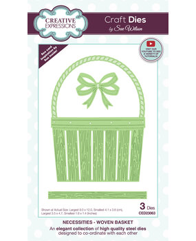 Creative Expressions Sue Wilson Craft Die Necessities Woven Basket (CED23063) (OUTLET) Creative Expressions Sue Wilson Craft Die Necessities Woven Basket (CED23063) (OUTLET)